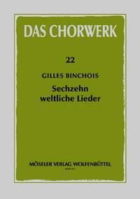 16 weltliche Lieder